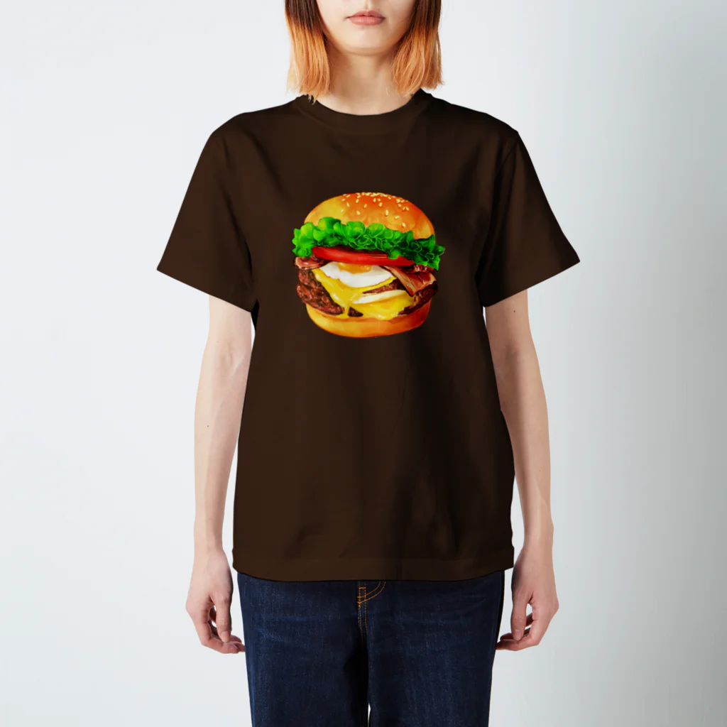 food・raboのビッグハンバーガー スタンダードTシャツ