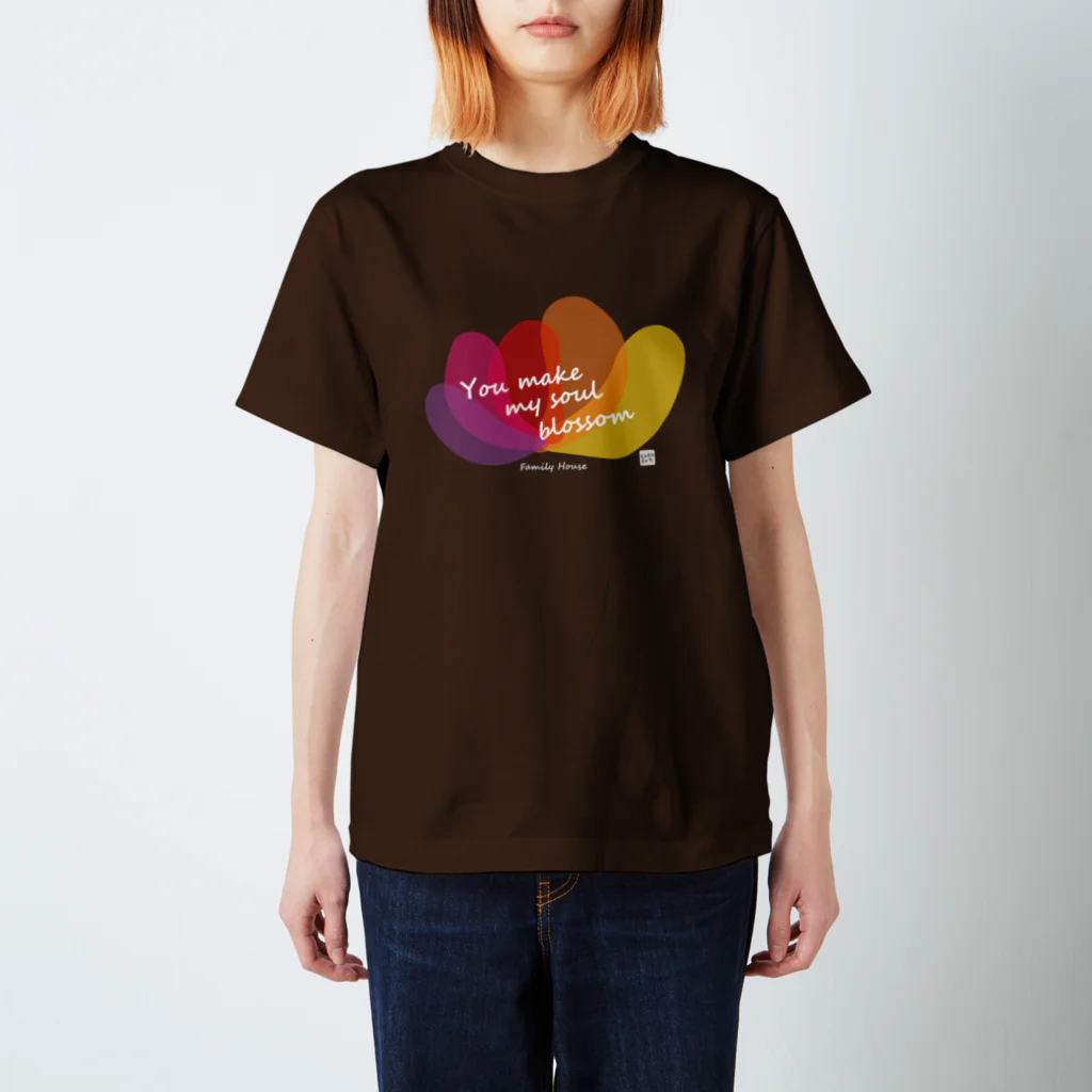 CoCoCotのファミリーハウス＜チャリティ＞花 スタンダードTシャツ