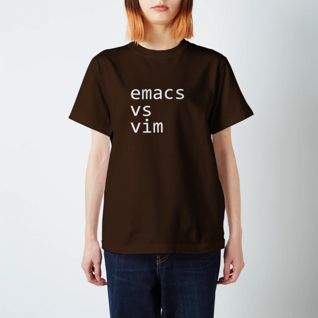 kanokoのemacs vs vim スタンダードTシャツ