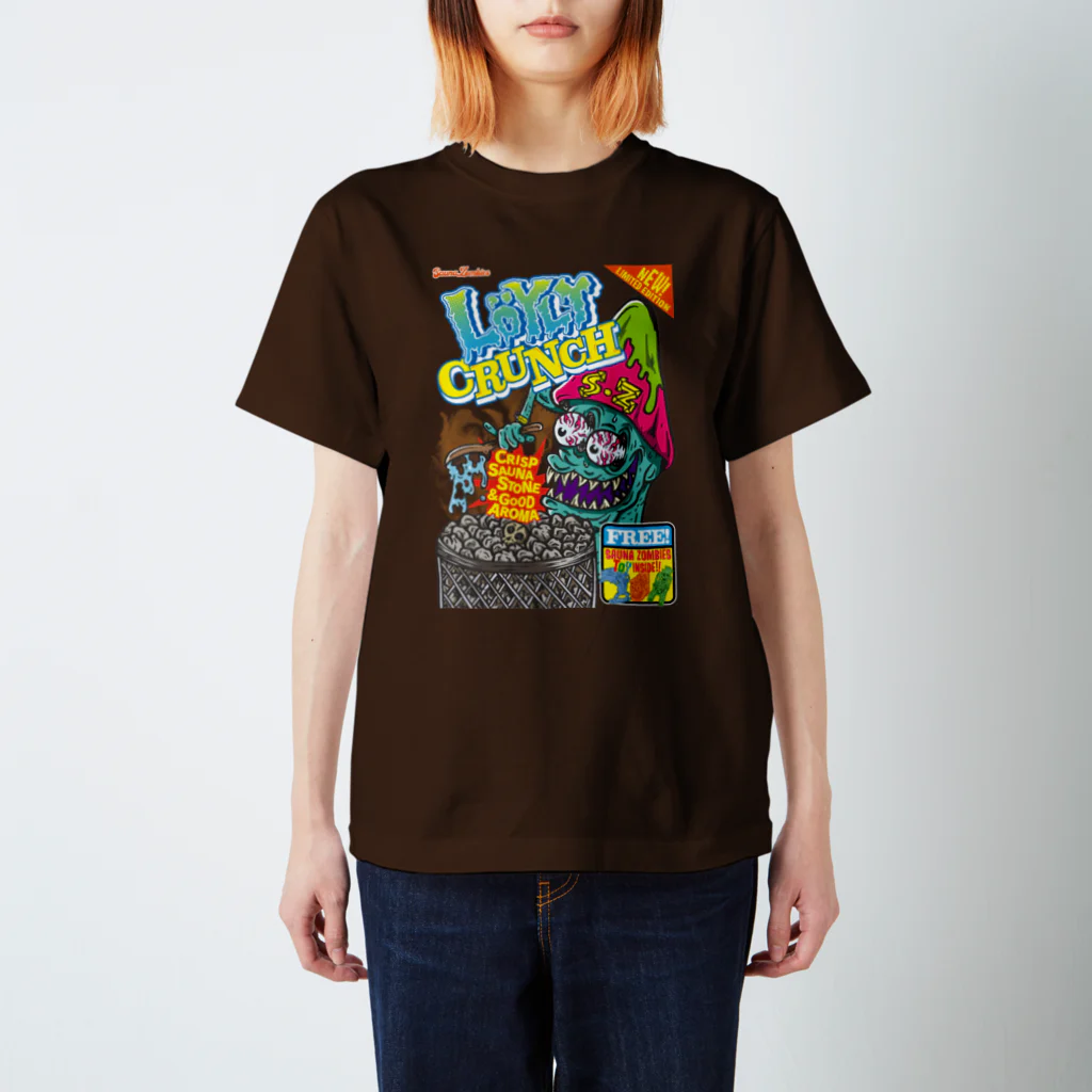 SAUNA ZOMBIESのSAUNA ZOMBIES-LöYLY CRUNCH T DARK- スタンダードTシャツ