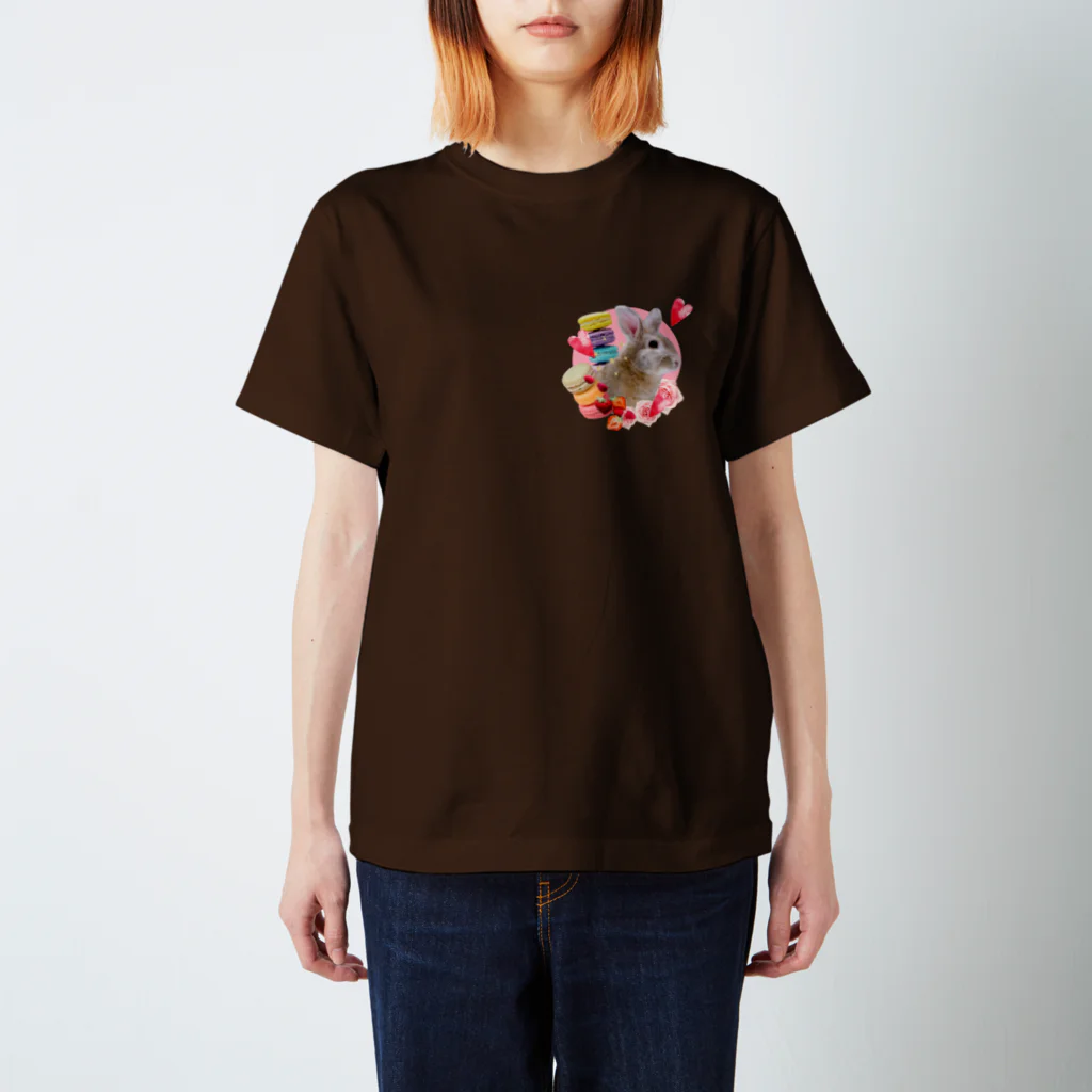 wonder land sweetのスイーツ大好きなうさちゃんず Regular Fit T-Shirt