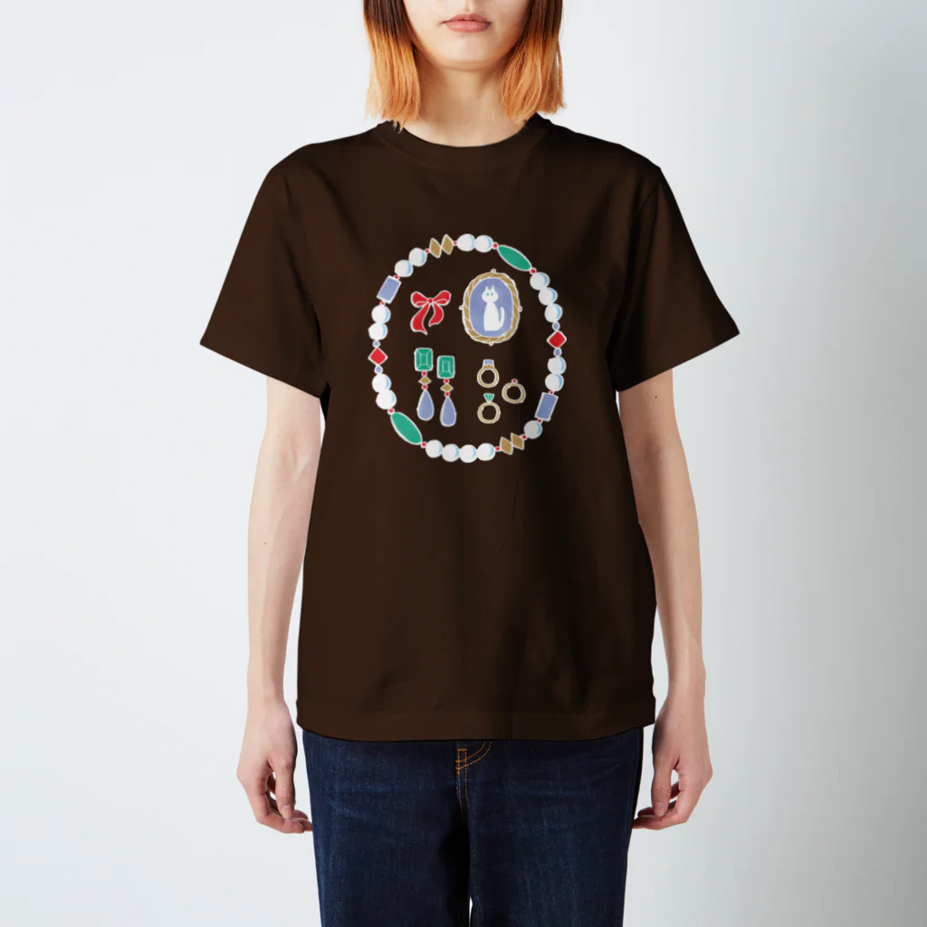 溝呂木一美のお店のお気に入りのアクセサリー【濃い色】 スタンダードTシャツ