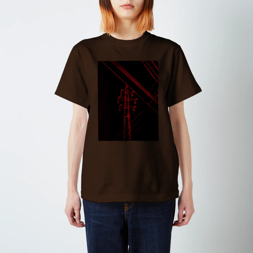 WAMI ARTの鉄塔2 Regular Fit T-Shirt