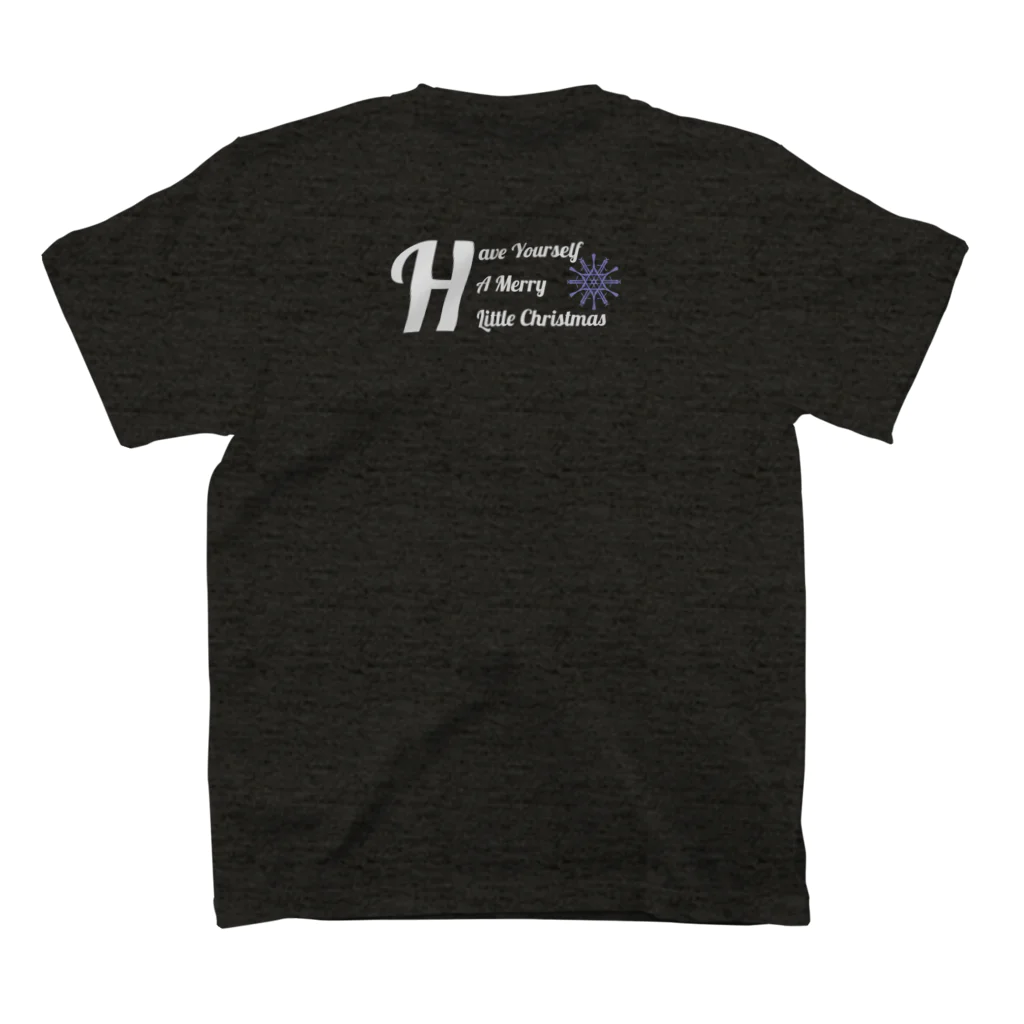 月夜のタツノオトシゴのHave Yourself A Merry Little Christmas Regular Fit T-Shirtの裏面