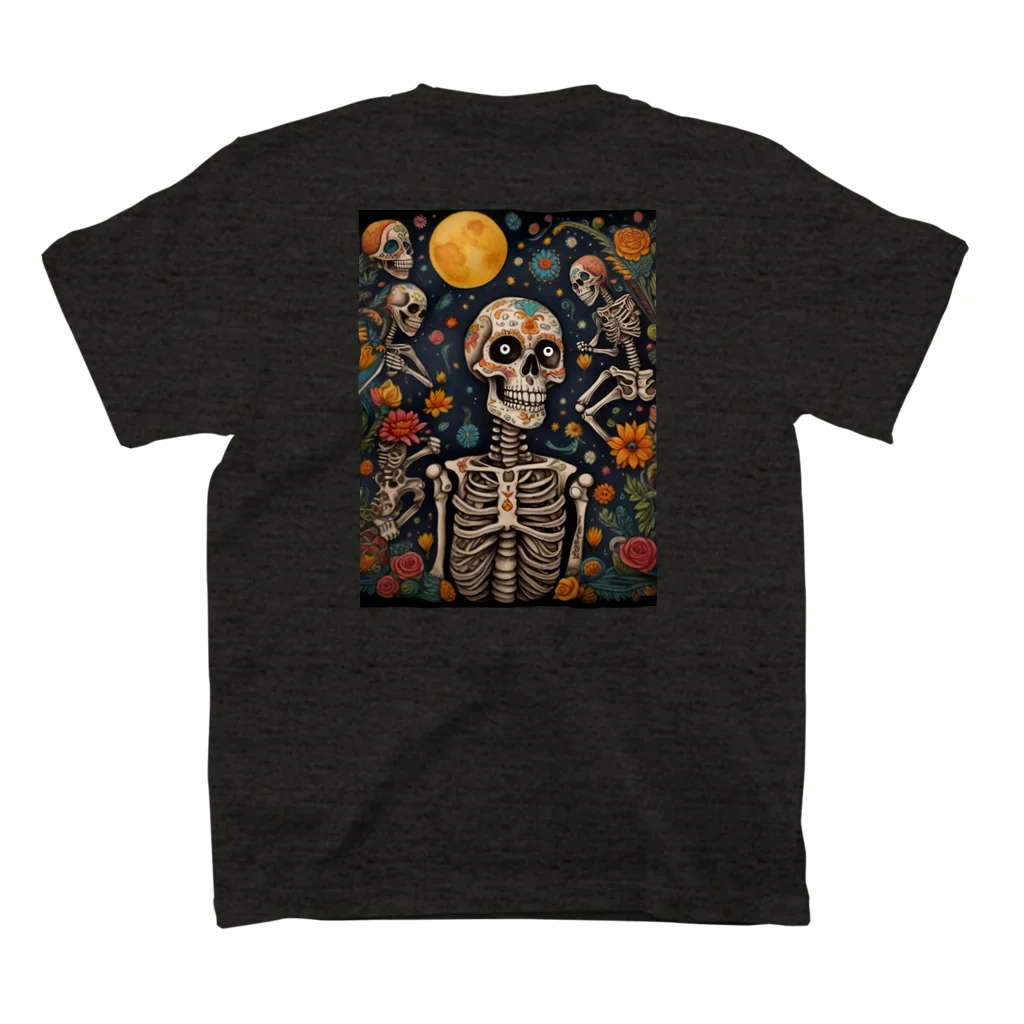 Skull sectionの満月とドクロ スタンダードTシャツの裏面