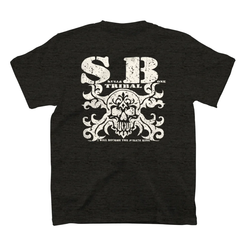 Ａ’ｚｗｏｒｋＳのSKULL&BONE TRIBAL GRUNGE WHT Regular Fit T-Shirtの裏面