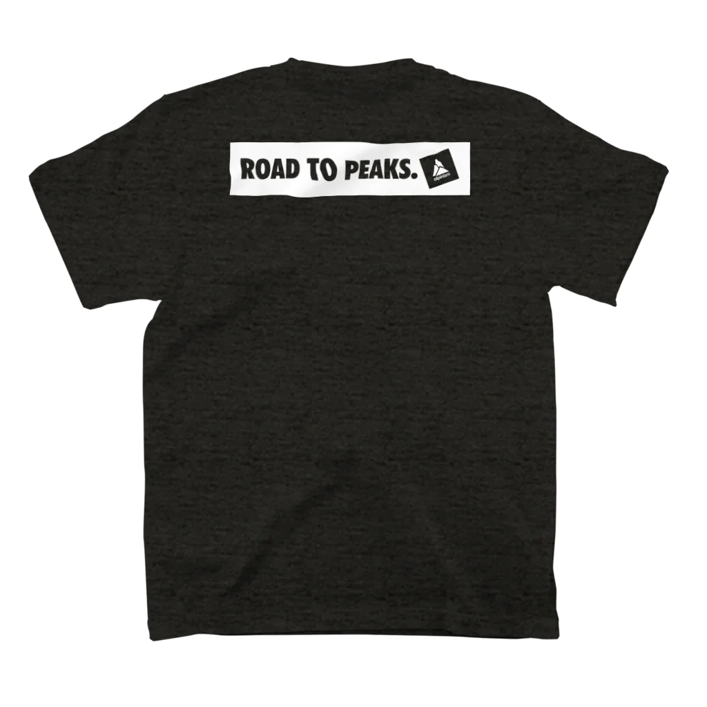 loveapplefactoryのroad to peaks box logo [WHITE] スタンダードTシャツの裏面