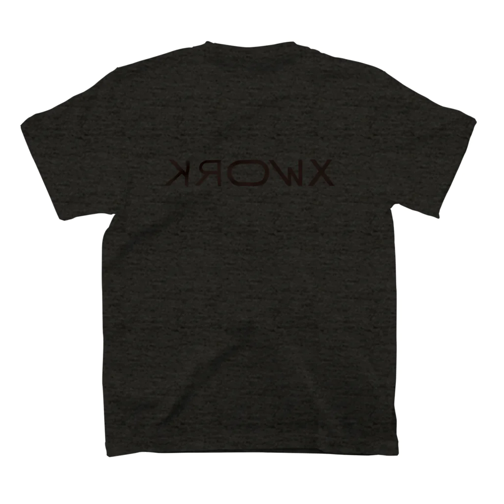 えっくすしょっぷのXWORK スタンダードTシャツの裏面