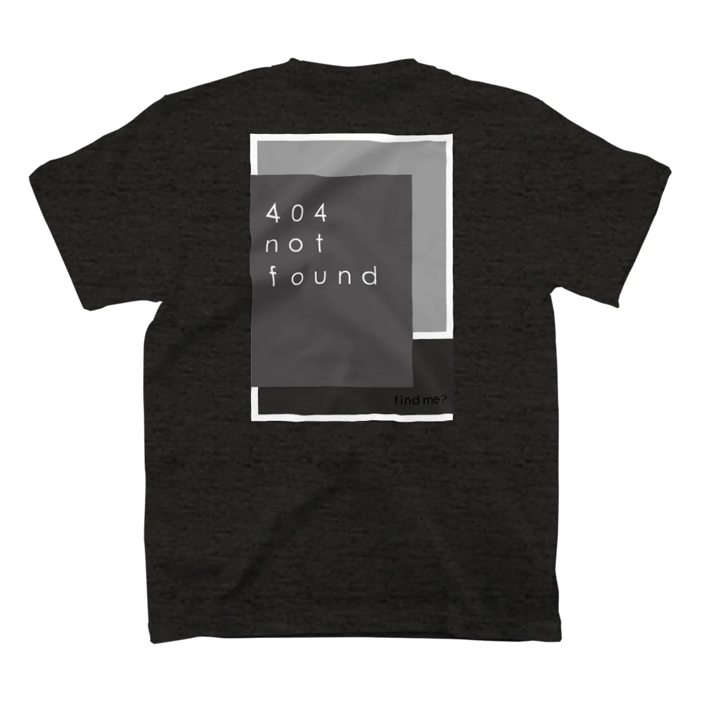 lynxの404 not found スタンダードTシャツの裏面