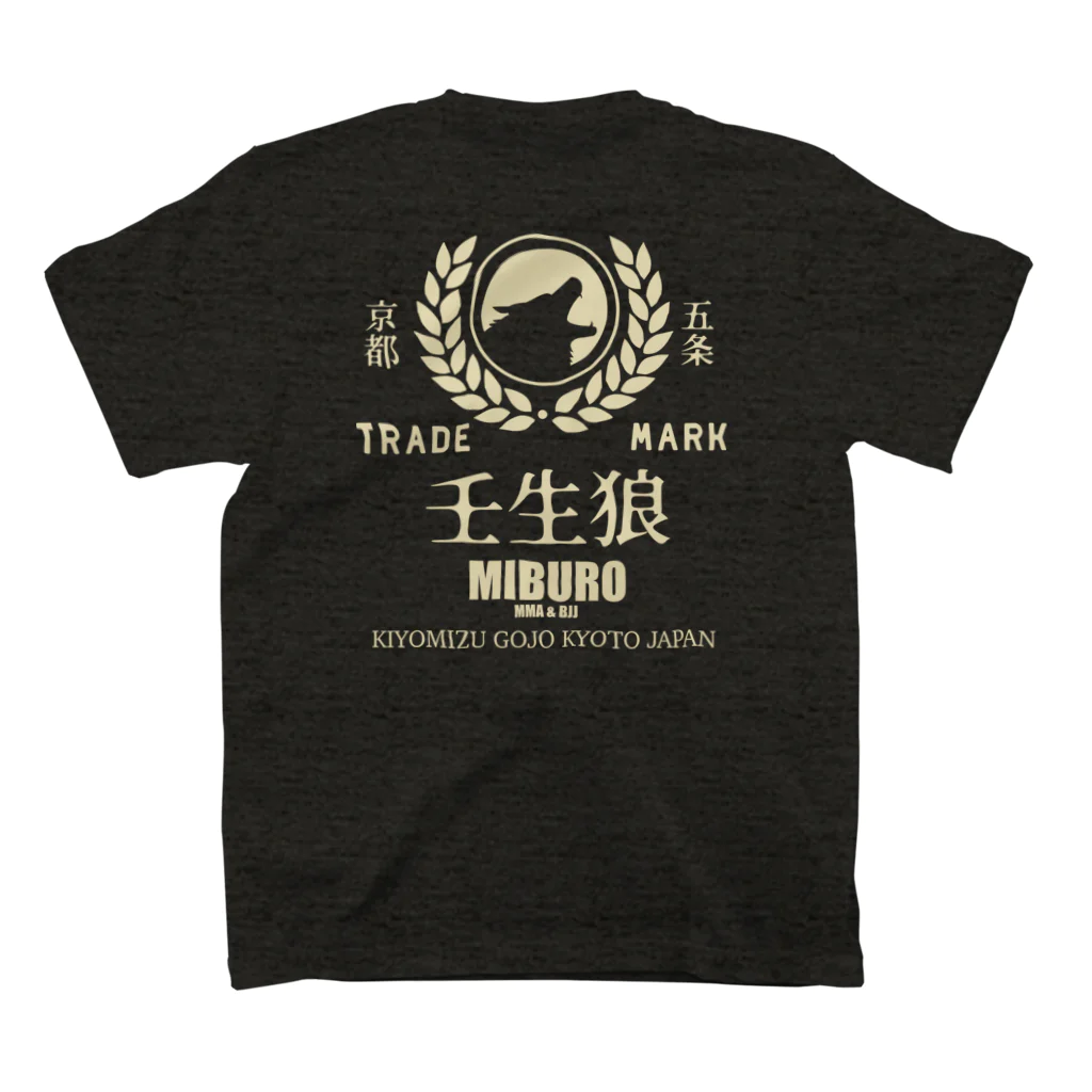 No.326のLGO 背中文字白 スタンダードTシャツの裏面