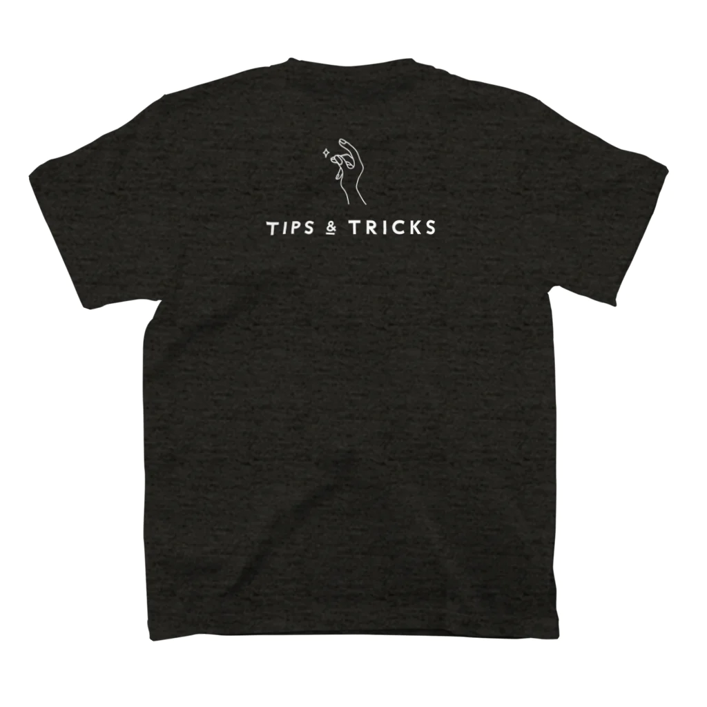 TIPS & TRICKSのTIPS&TRICKS LOGO-T スタンダードTシャツの裏面