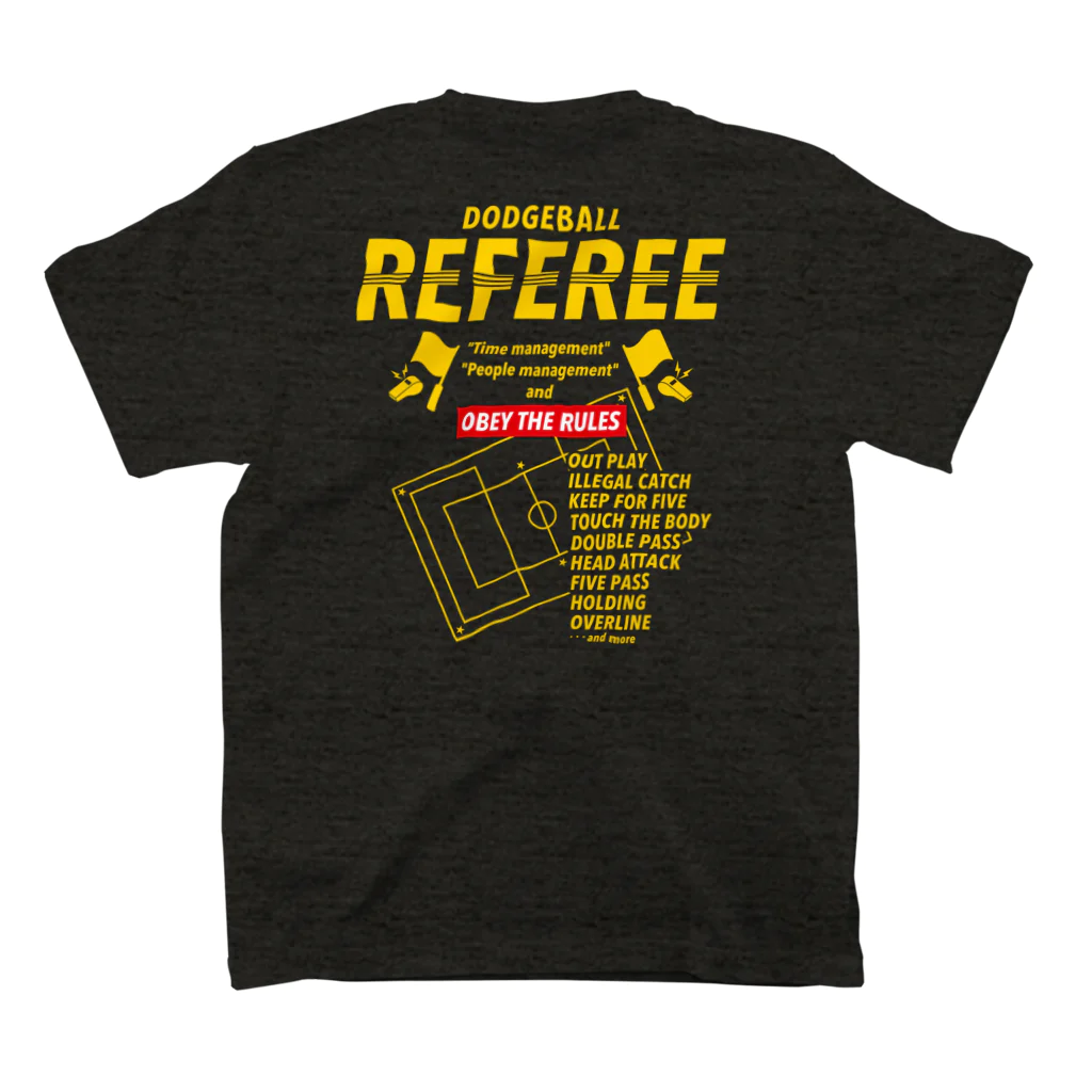 WLDのreferee スタンダードTシャツの裏面