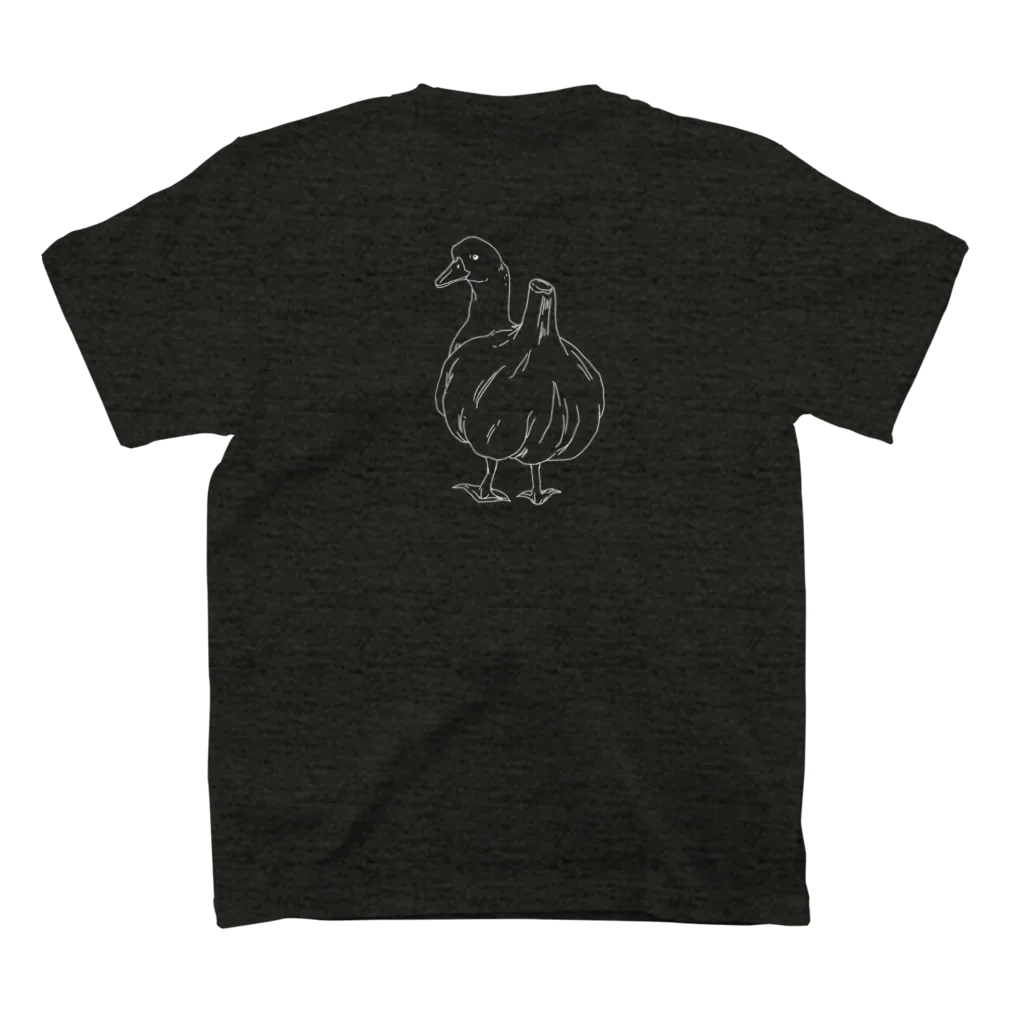 SHOP IEIRU KOUTAROUのGarlic Duck スタンダードTシャツの裏面