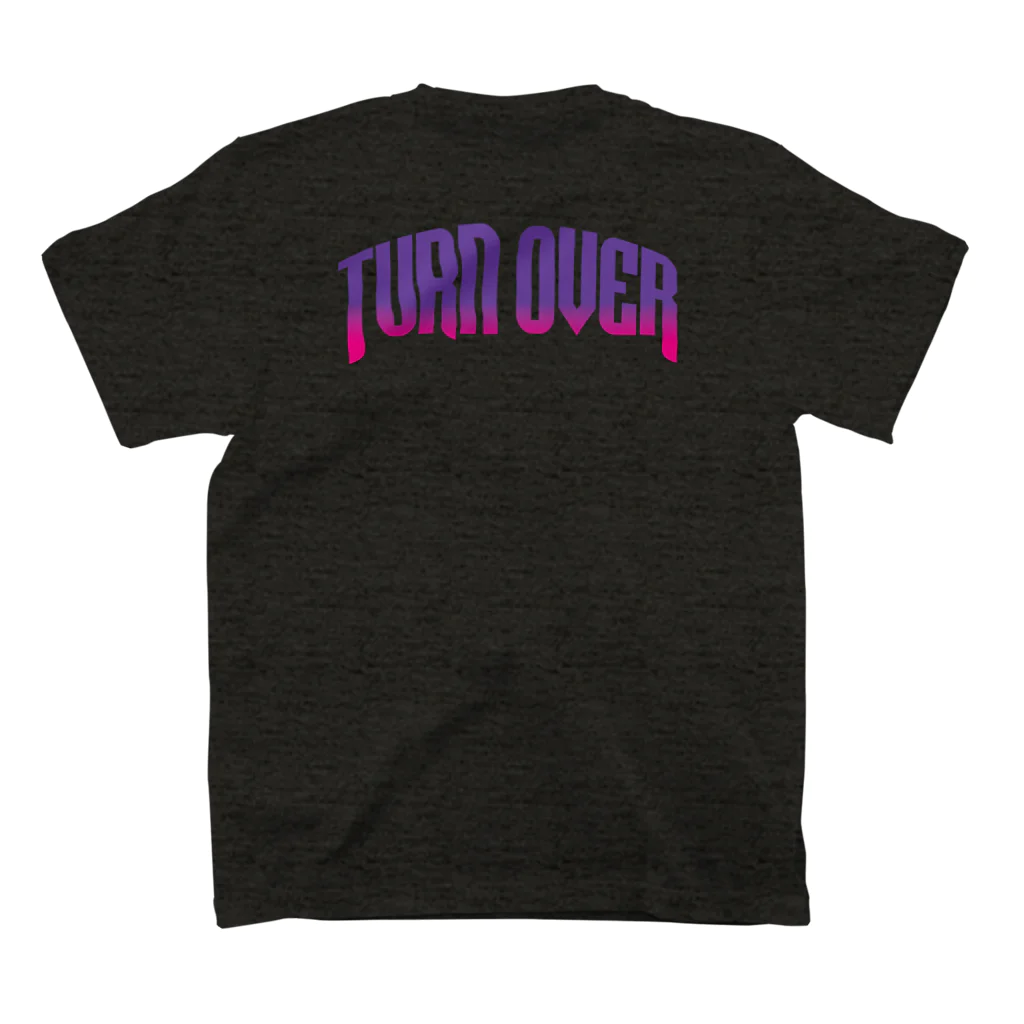 trackmakerの地球turnover スタンダードTシャツの裏面