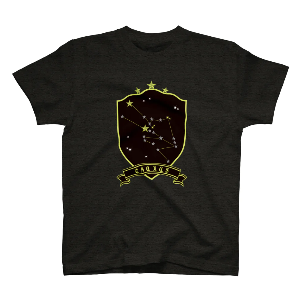 tomokomiyagamiのスタースタッズ星座　牡牛座 スタンダードTシャツ