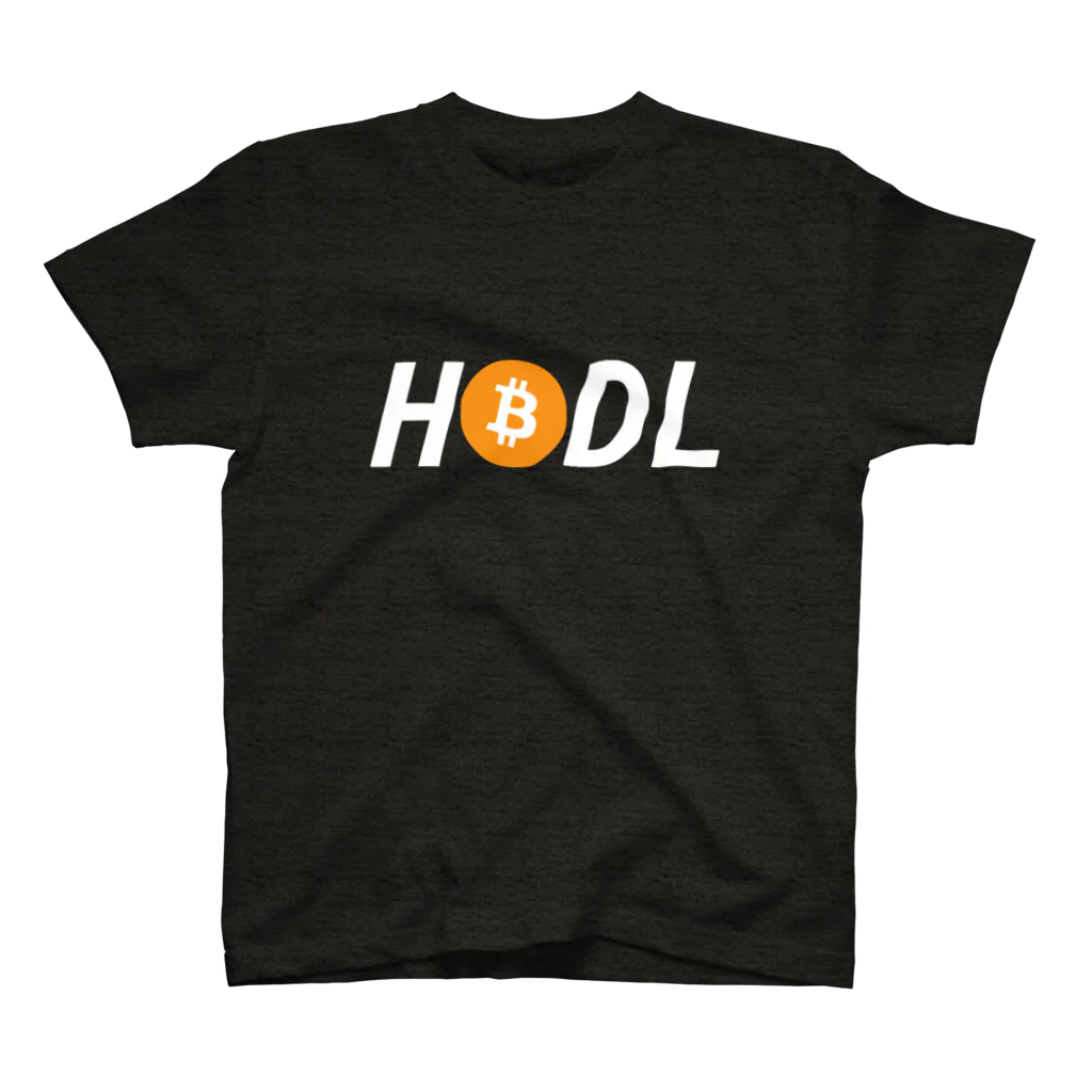 CryptoCurrencyCircleのHODLシリーズ(BTCロゴ) Regular Fit T-Shirt