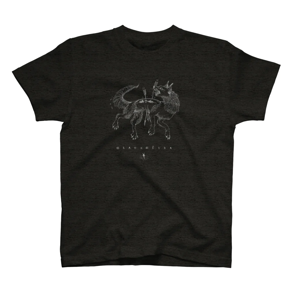 B  L  A  C  K  B  E  U  R  AのWolf & Arrow / dark tribe Regular Fit T-Shirt