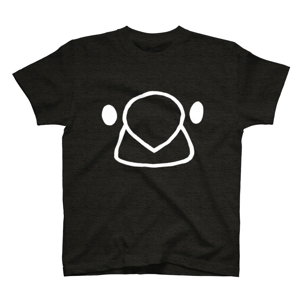 Momi Buncho Lab SHOPの文鳥フェイス2 スタンダードTシャツ