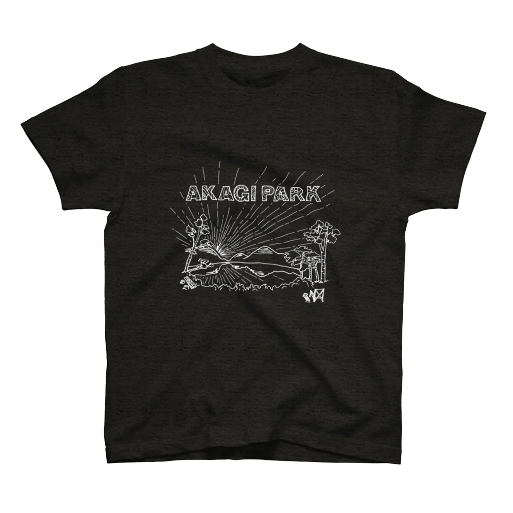 Too fool campers Shop!のAKAGI★park01(白文字) Regular Fit T-Shirt