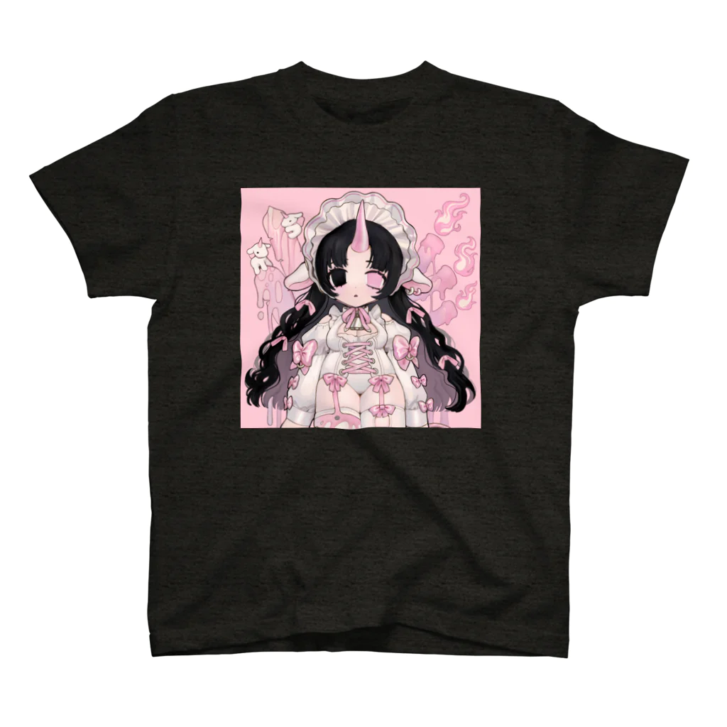 雲母薬房　SUZURI店の🎀🖤 スタンダードTシャツ