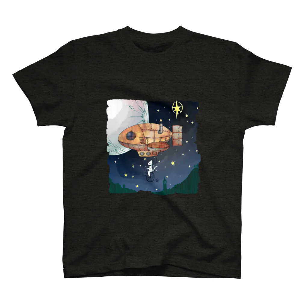 アナログワールドの星月夜 Regular Fit T-Shirt
