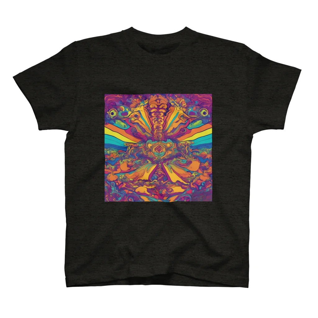 鍛冶銀のpsychedelic tシャツ Regular Fit T-Shirt