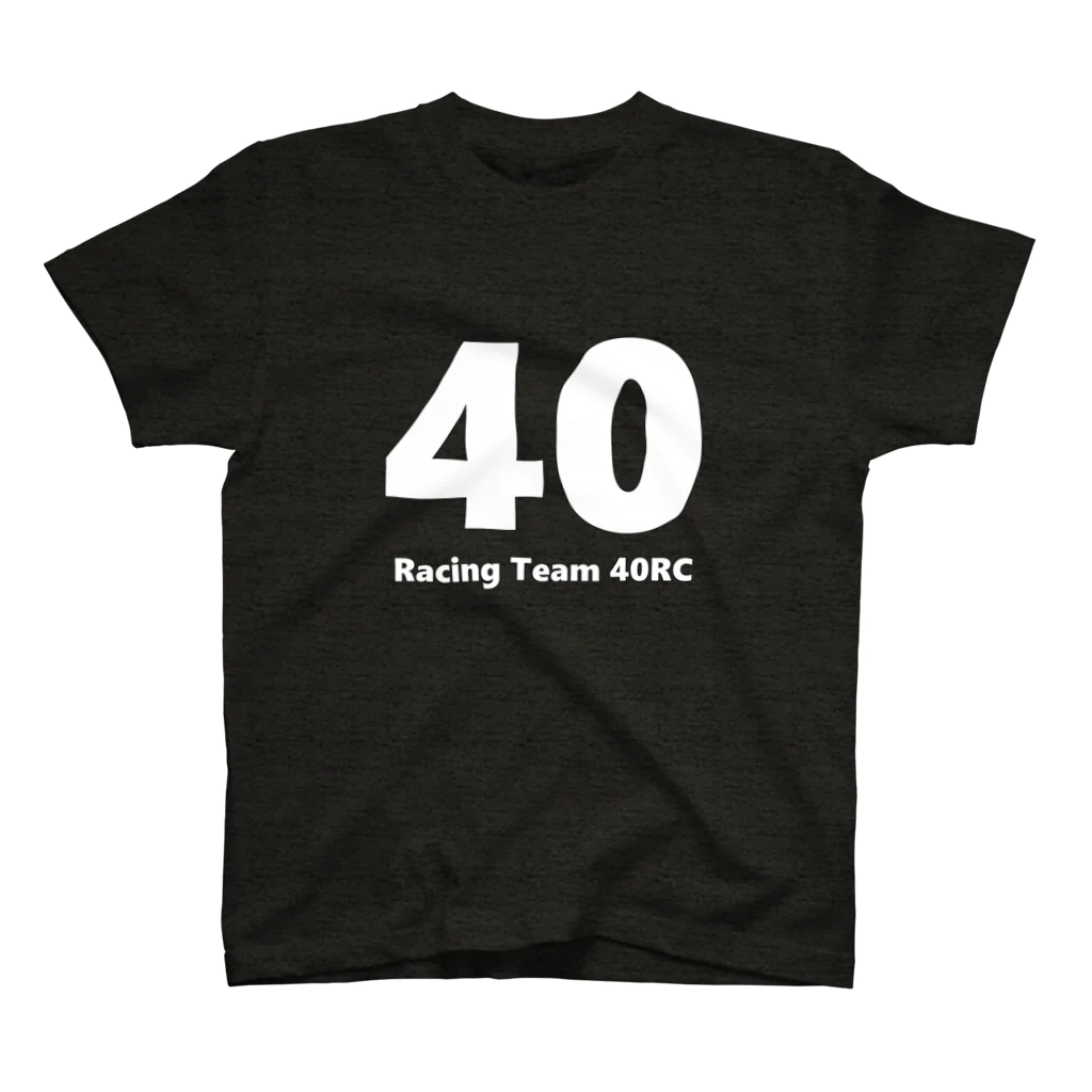 40RCの40RC公式Tシャツ（白文字） スタンダードTシャツ