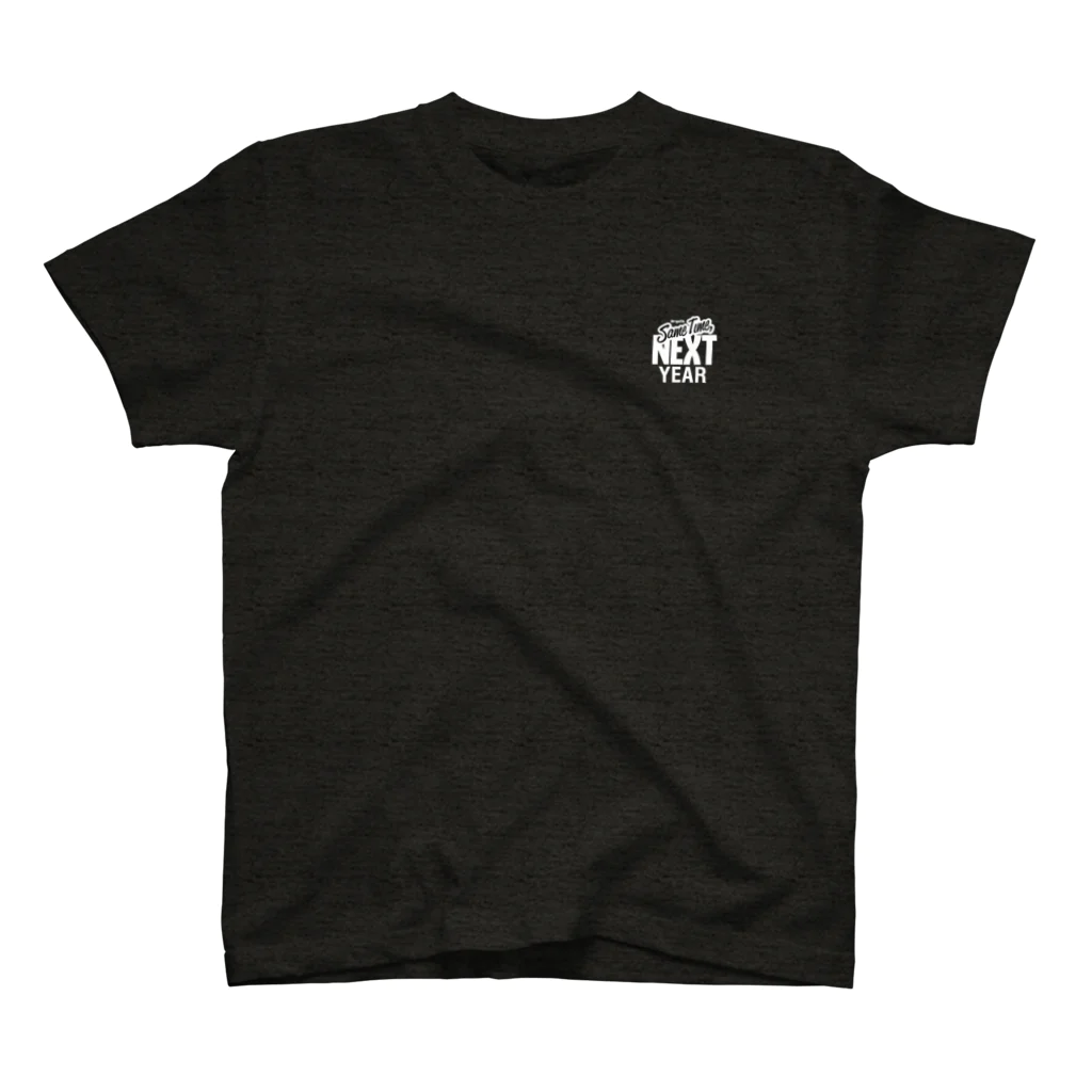 OrgofAのバケットハット白ロゴ【SameTime,NextYear-来年の今日もまた-】 スタンダードTシャツ