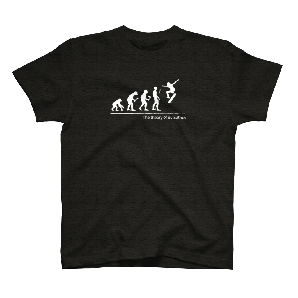 MSD2006のThe theory of evolution(スケボー) Regular Fit T-Shirt