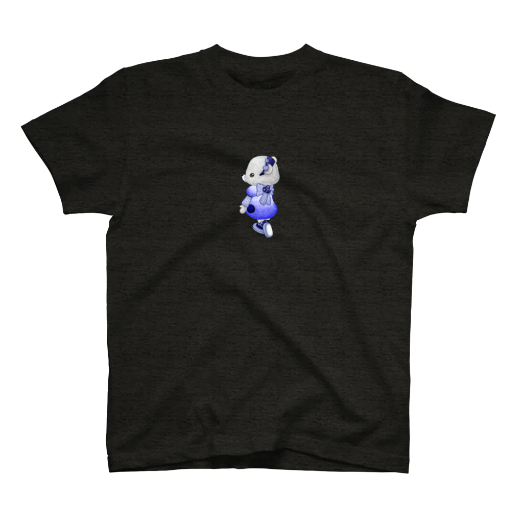 satoayaのアニマルカフェのフルーツファッション　ブルーベリー Regular Fit T-Shirt