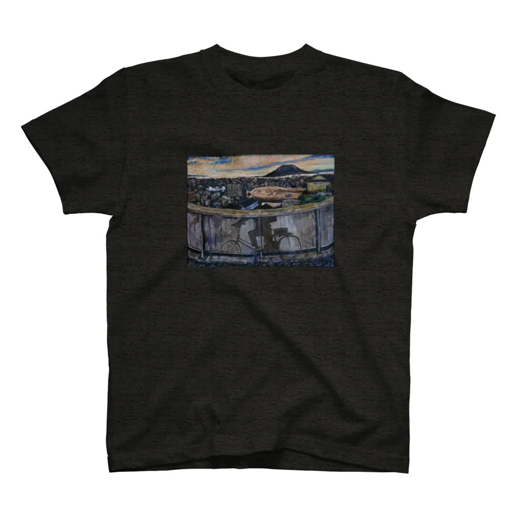 折口の鹿児島油絵(帰路Ⅱ)グッズ Regular Fit T-Shirt