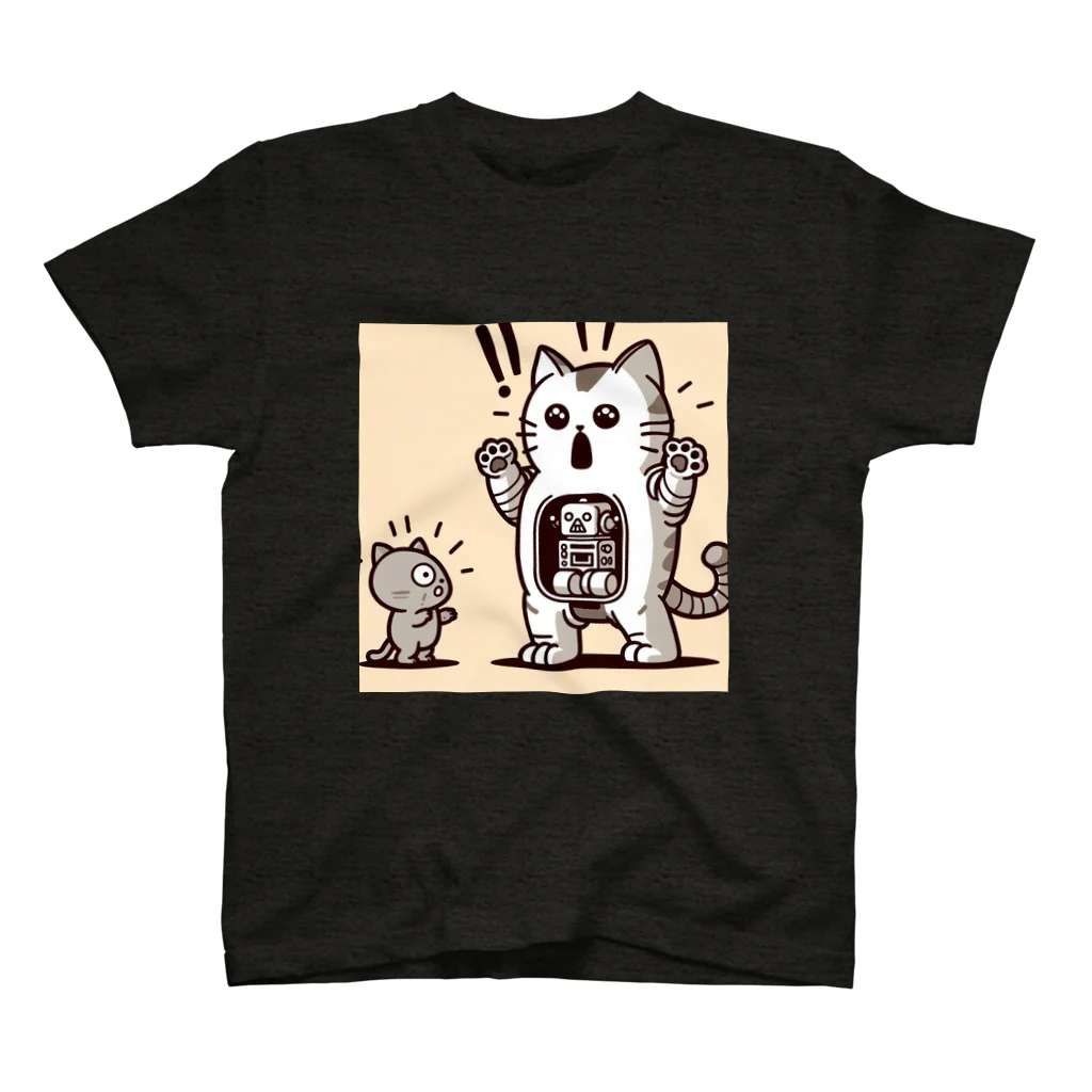 ロボなねこちゃんのサプライズねこット スタンダードTシャツ