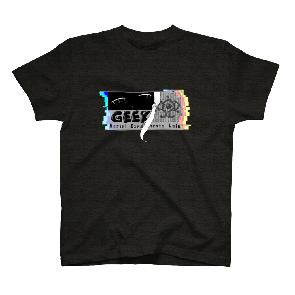 dohtak0000のSerialExperimentsLain Geek Regular Fit T-Shirt