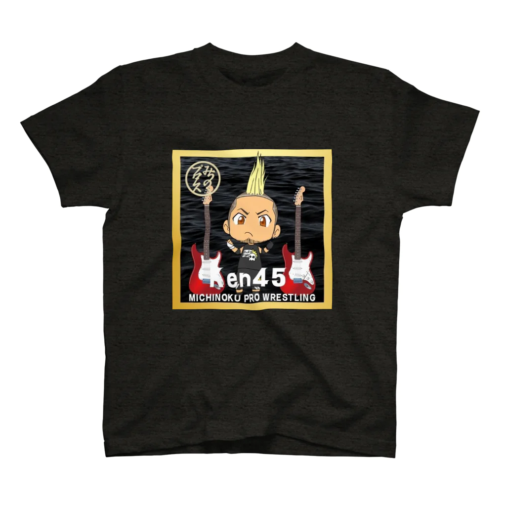 みちのくプロレス　MICHINOKU PRO-WRESTLINGのKen45°　イラストTシャツ Regular Fit T-Shirt