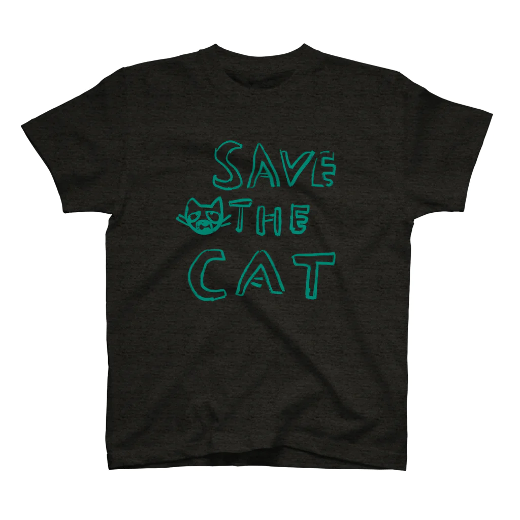 霜田あゆ美shopのsave the cat Regular Fit T-Shirt