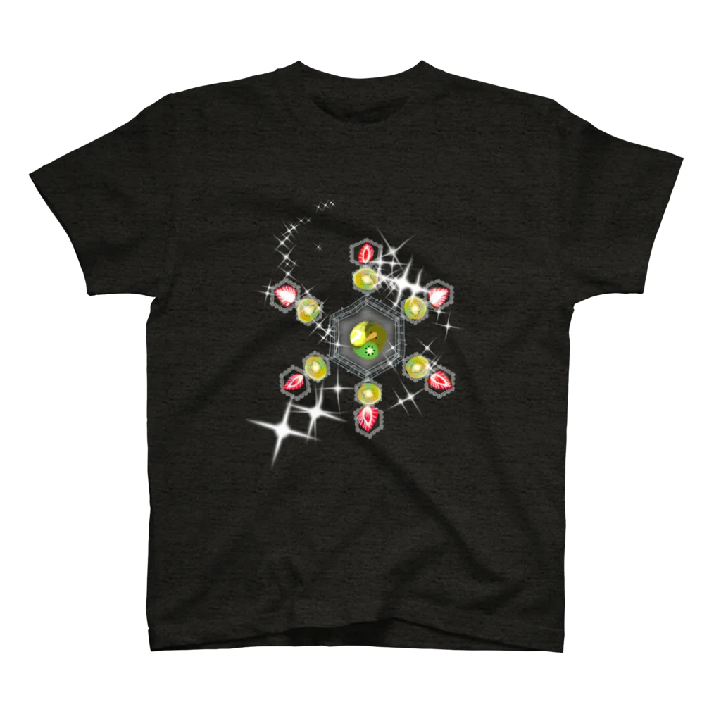 ラッキーウィのラッキーウィの六花 スタンダードTシャツ