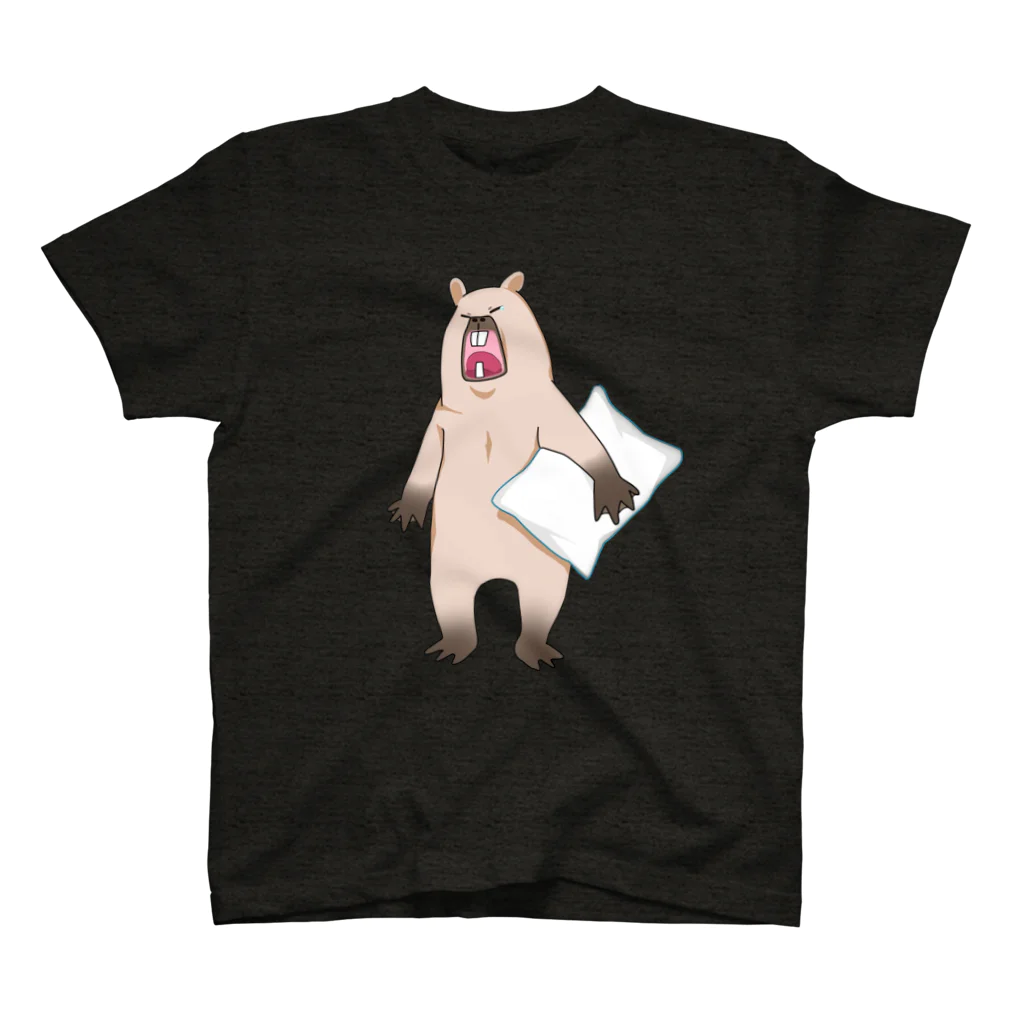 カピバラかぴばらのカピバラのあくび スタンダードTシャツ