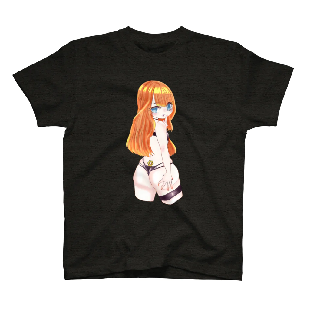 八十三ファミのバーチャルギャングショップの ふぁみ x ひとふたきり ときしっくぐらまー スタンダードTシャツ