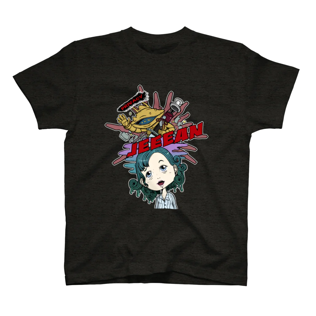 Necro pop（ねくろぽっぷ）のJEEEAN スタンダードTシャツ