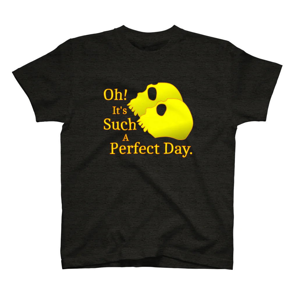『NG （Niche・Gate）』ニッチゲート-- IN SUZURIのOh! It's Such A Perfectday.（黄色） スタンダードTシャツ