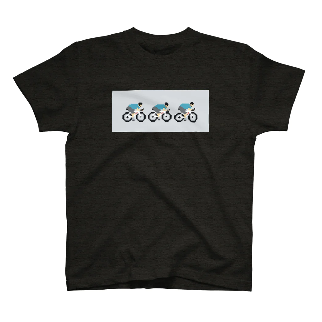 のりものドット絵Tシャツの3人ride‼︎ Regular Fit T-Shirt