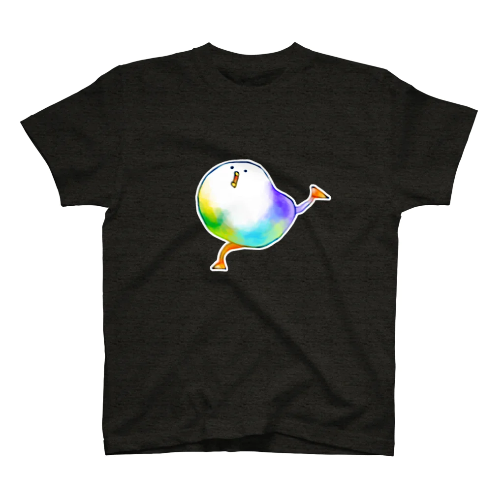 梅味のカラフルな鳥 スタンダードTシャツ