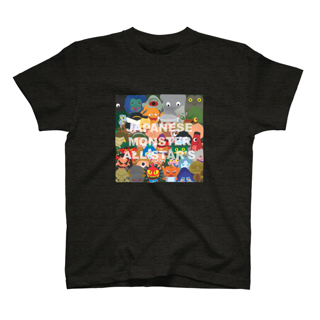 デザインオフィスWA-plusのJAPANESE MONSTER ALL STAR'S Regular Fit T-Shirt