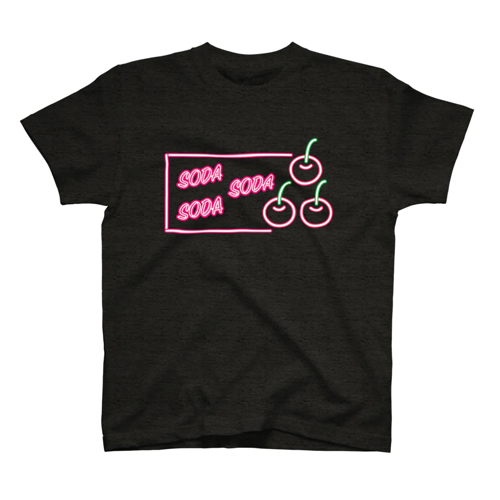 lady_go_landのcherry & SODA SODA SODA ‼︎ スタンダードTシャツ