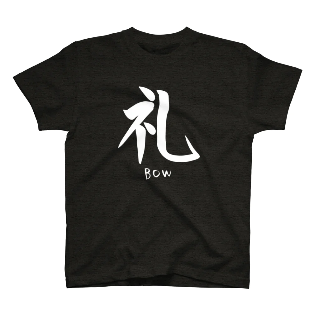 漢字日和の礼 Bow Regular Fit T-Shirt
