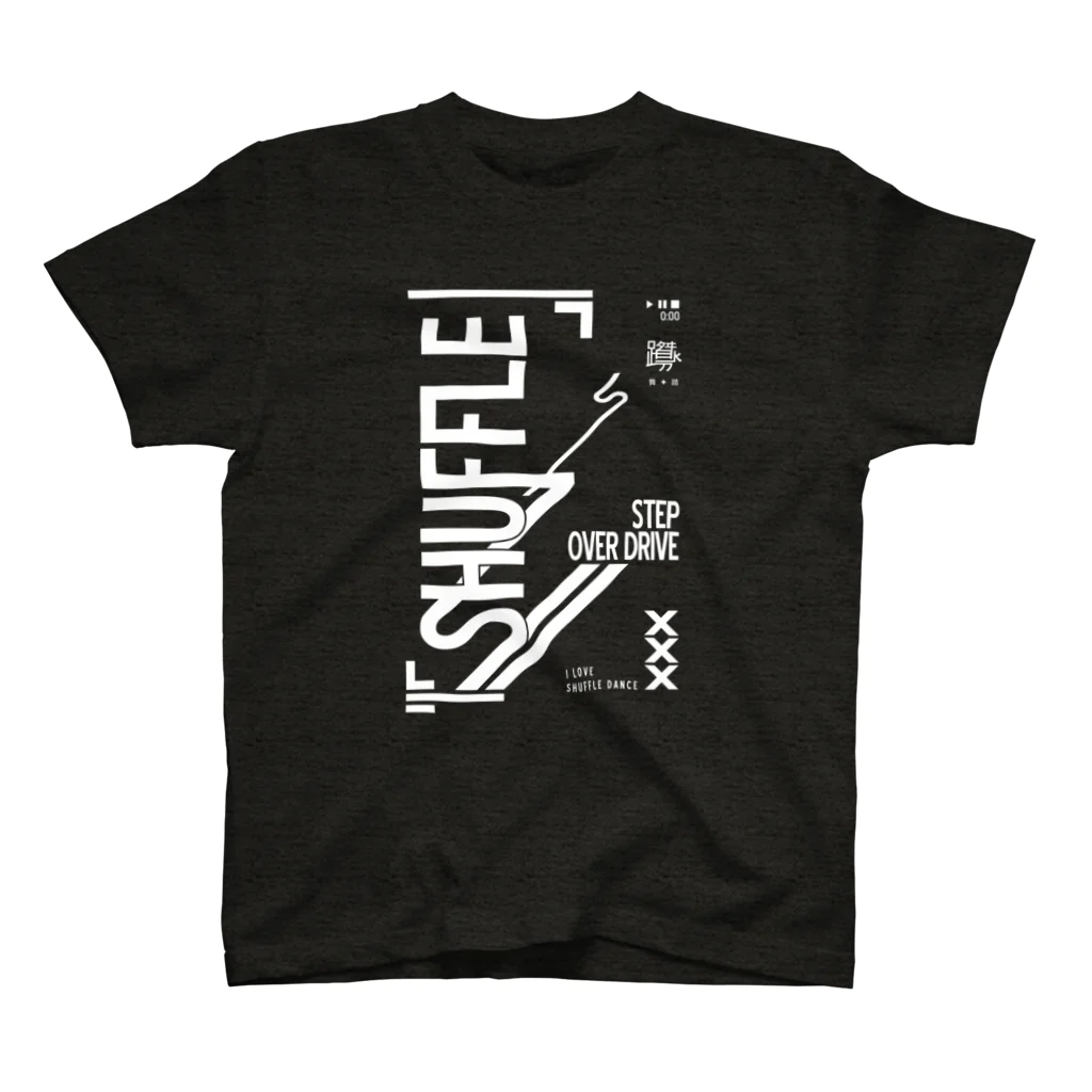 6TanのSHUFFLE DANCE （デザイン白）  Regular Fit T-Shirt