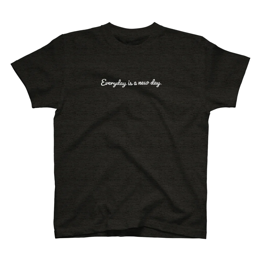 ALBAtherapyのEveryday is a new day ホワイト スタンダードTシャツ