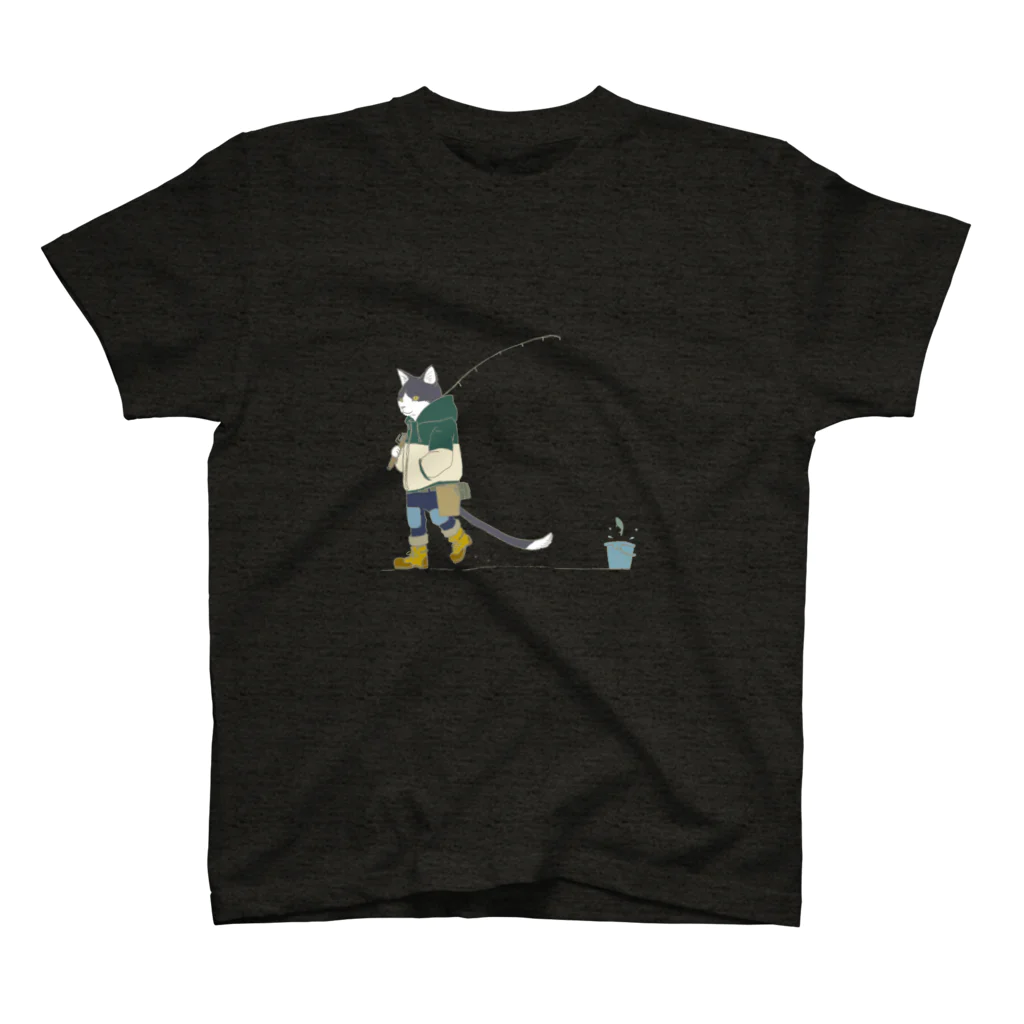 flip flapのForest cat(釣りver.) スタンダードTシャツ