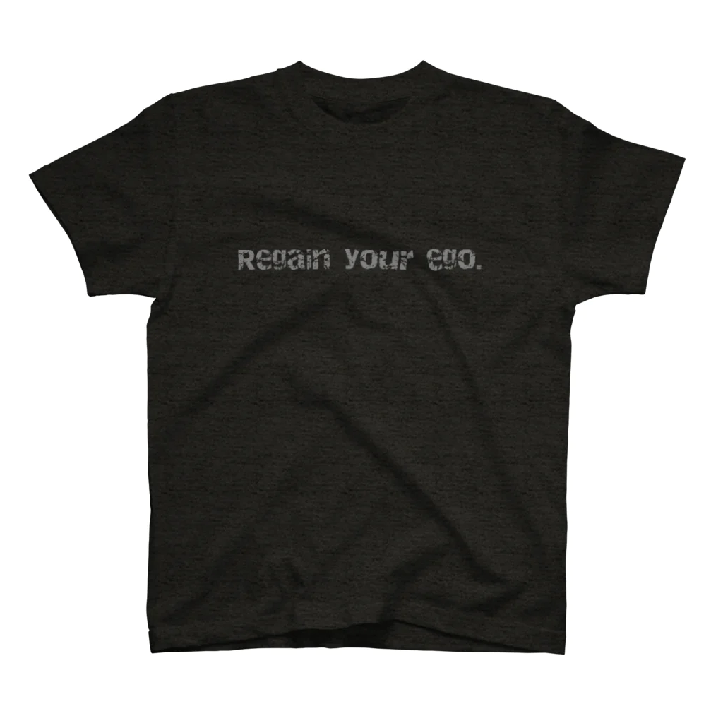 古春一生(Koharu Issey)のRegain your ego.(裏に絵) Regular Fit T-Shirt