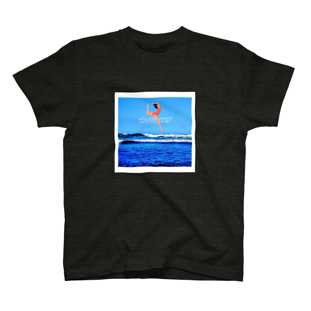 koshirokawabataの海でダンス スタンダードTシャツ